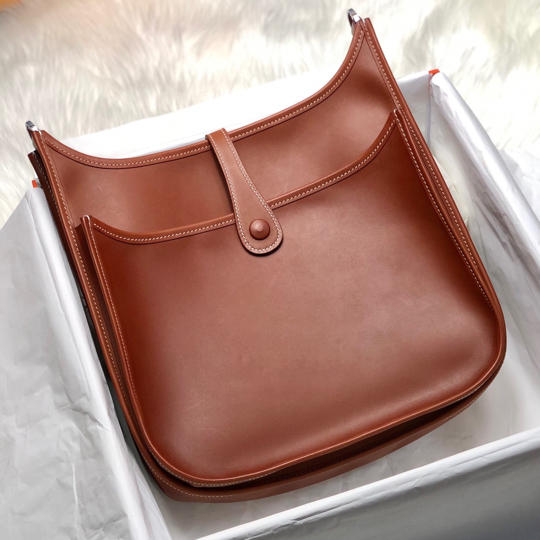 에르메스 에블린29 골드브라운 은장